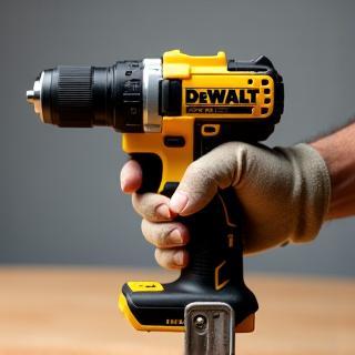 DeWalt DCD791B 20V MAX XR Cordless Drill shown ready for use.