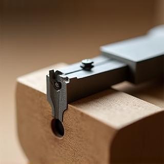 Veritas Wheel Marking Gauge showing its precision wheel cutter.